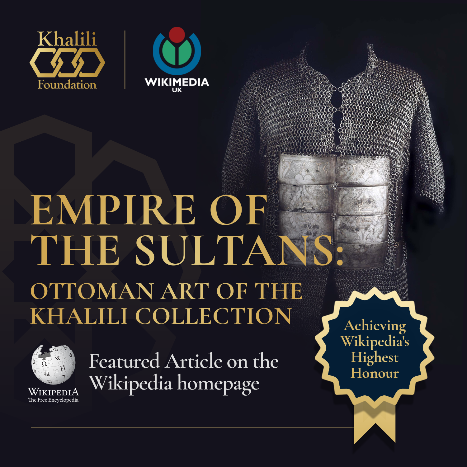 Khalili Foundation article achieves Wikipedia’s highest honour ...