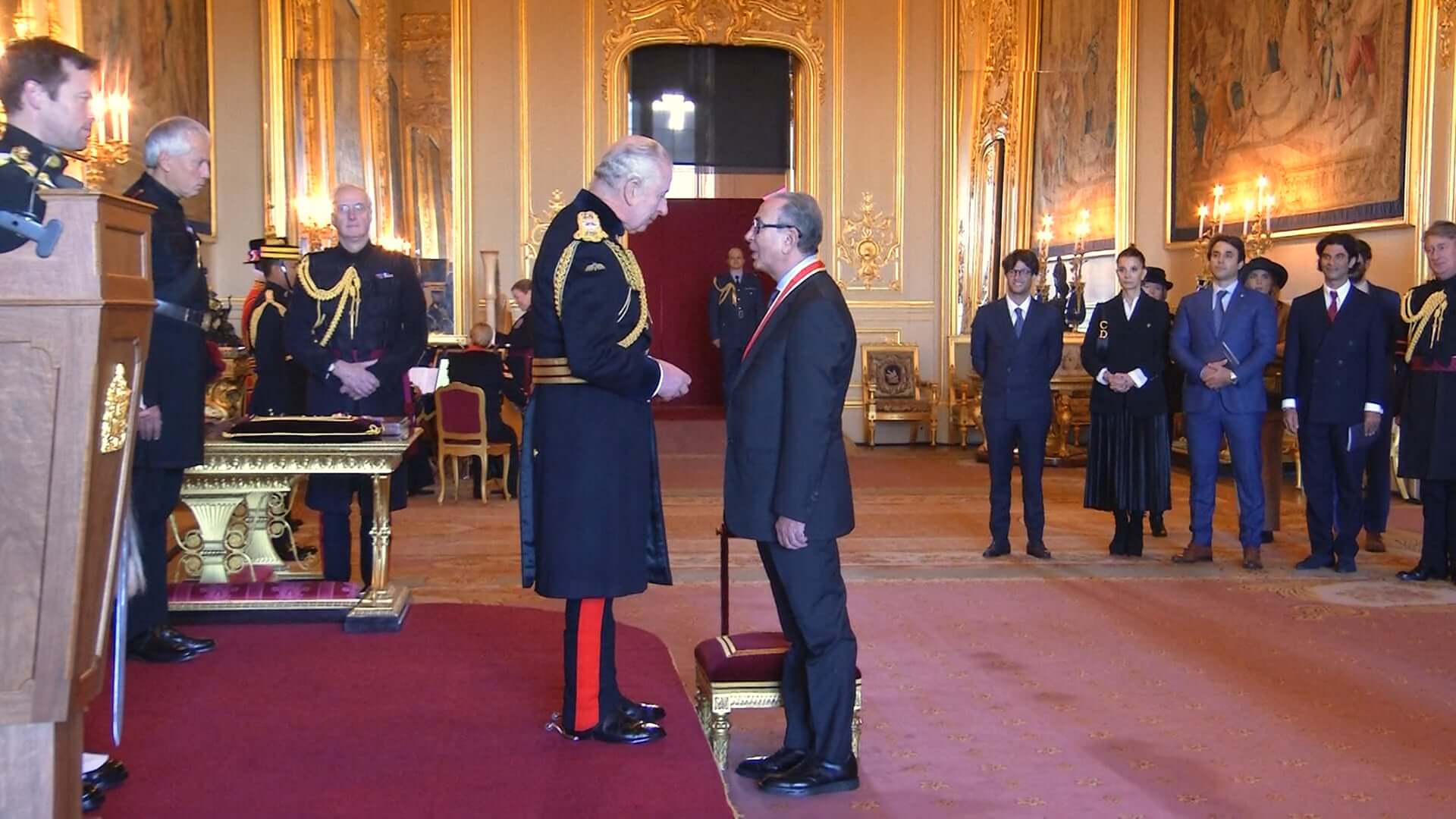 The Royal Investiture of Professor Sir Nasser D. Khalili